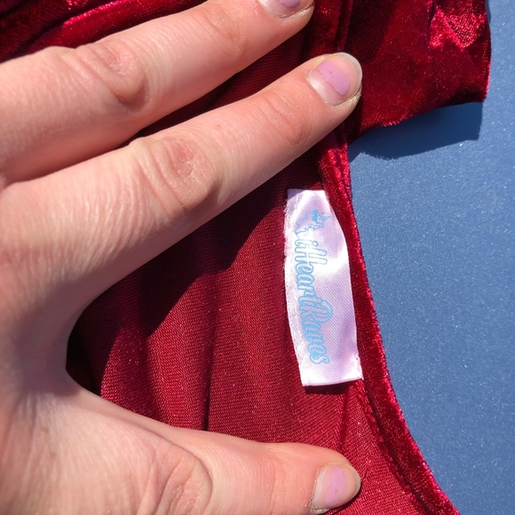 Iheartraves velvet bodysuit - Picture 3 of 4